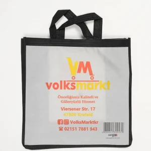 Alternative view of Dikişli Tela Çanta 470504