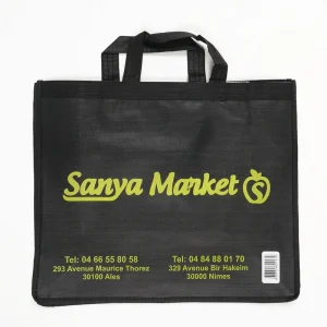 Alternative view of Dikişli Tela Çanta 498990