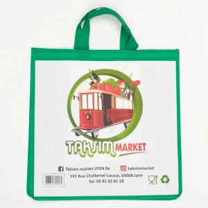 Alternative view of Dikişli Tela Çanta 498650