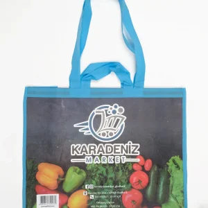 Alternative view of Dikişli Tela Çanta 487690