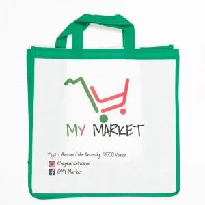 Alternative view of Dikişli Tela Çanta 499117