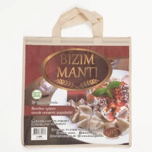 Alternative view of Dikişli Tela Çanta 605021