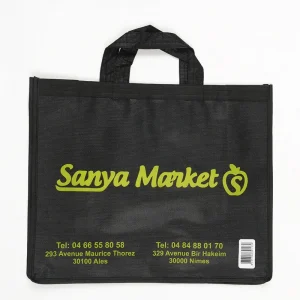 Alternative view of Dikişli Tela Çanta 479502